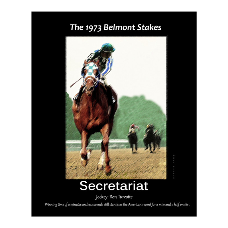 Secretariat Winning the 1973 Belmont Stakes .png