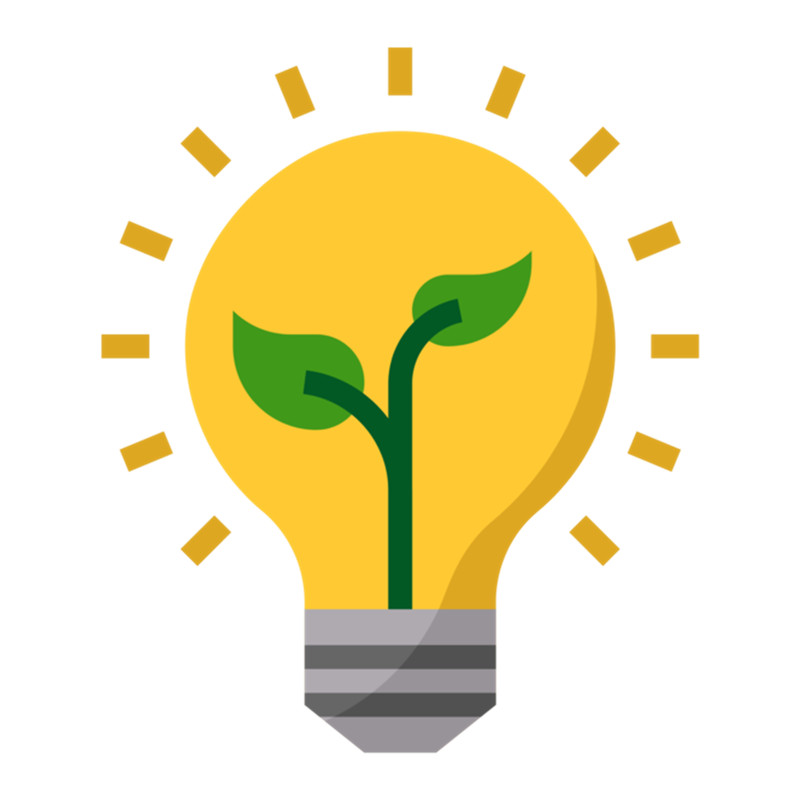 Light bulb with yellow flowers .png