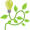 Light bulb with yellow flowers .png
