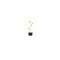 Light Bulb With Yellow Flowers Graphic .png