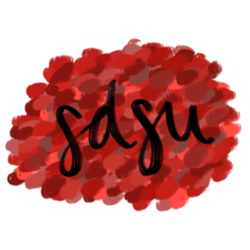 san diego state graphic