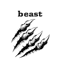 logo beast fanny beast Sleeveless Top.png