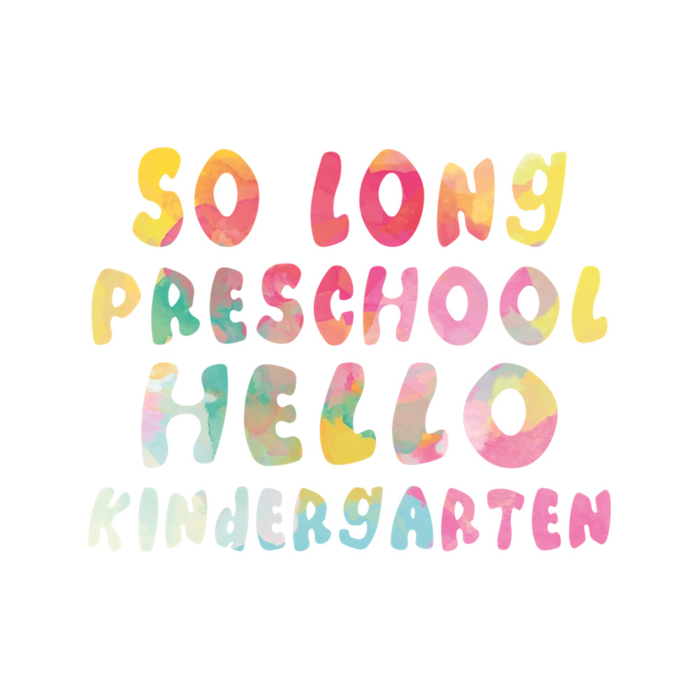 so long preschool hello kindergarten - hello kindergarten  - kindergarten  funny shirt - for kids.png