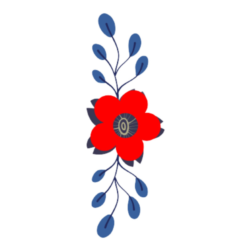 Popular men's and women's dresses with flowers .png