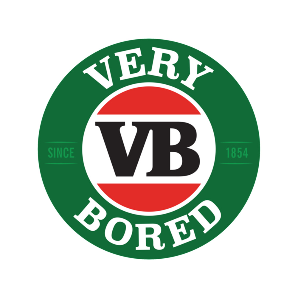 Victoria Bitter Very Bored Beer Parody Logo. .png