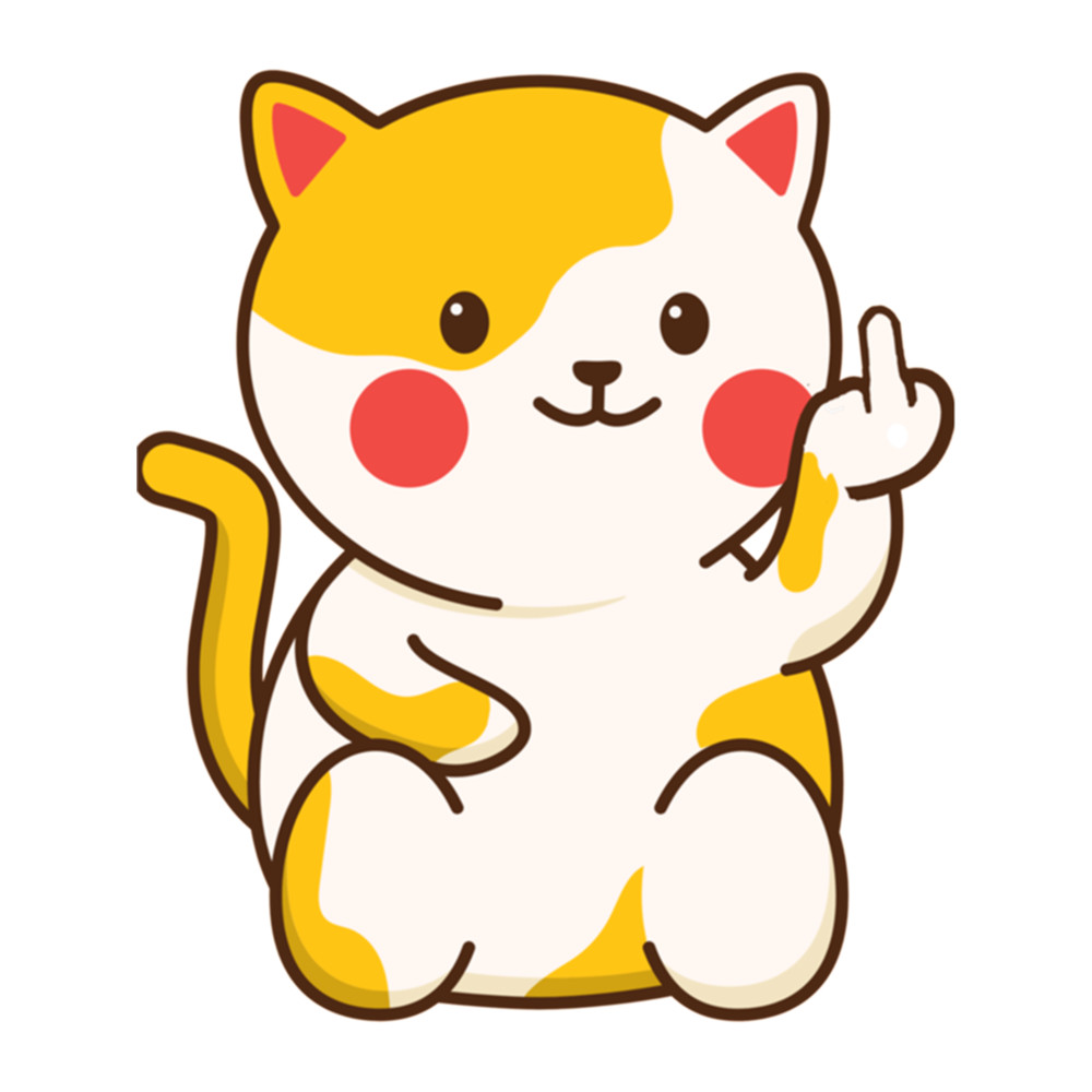 cute cat fuck off emoji kawaii      .png