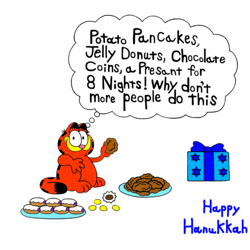 garfield hannukah