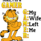 Garfield Yeah I'm A Gamer My Wife Left Me Video Games .png