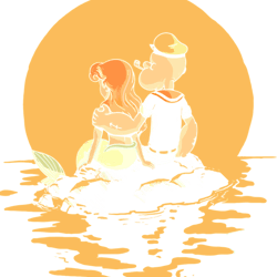 popeye the sailor x ariel the little mermaid