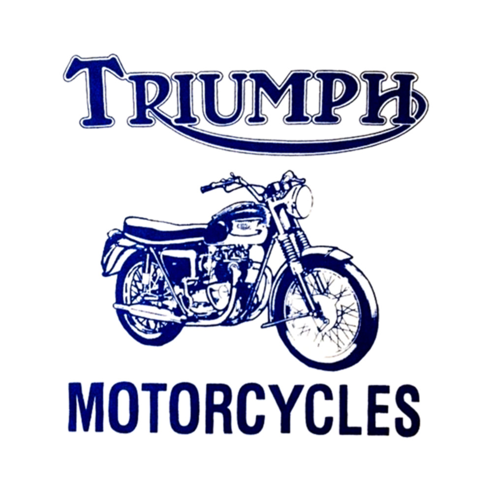 retro blue triump motorcycle .png
