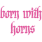 Born With Horns Pink Aesthetic MGK .png