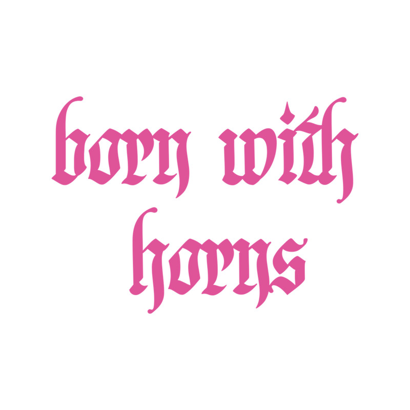 Born With Horns Pink Aesthetic MGK .png