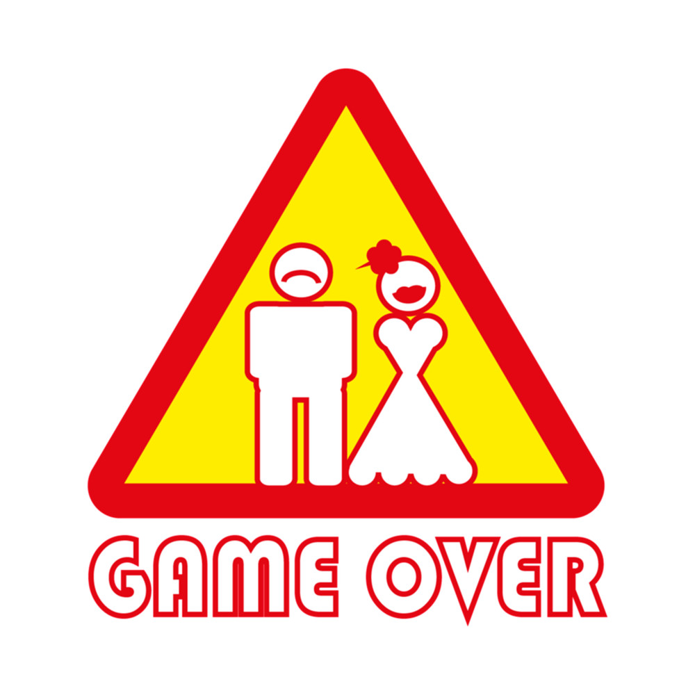 Game Over Funny Stag Hen Wedding Party Gift .png