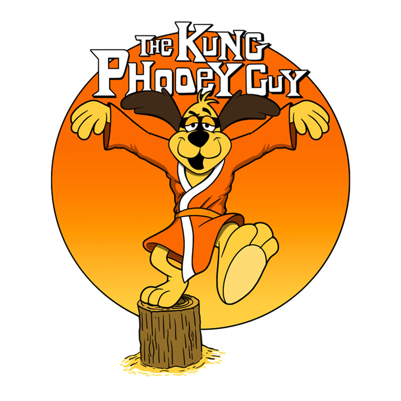 Team Boys Girls The Kung Phooey Guy Animal Retro Style .png
