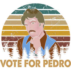 napoleon art dynamite vintage retro vote for pedro