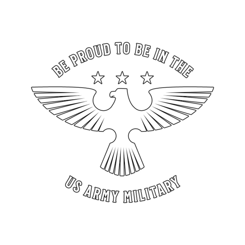 Be Proud To Be In The Us Army Military Eagle .png