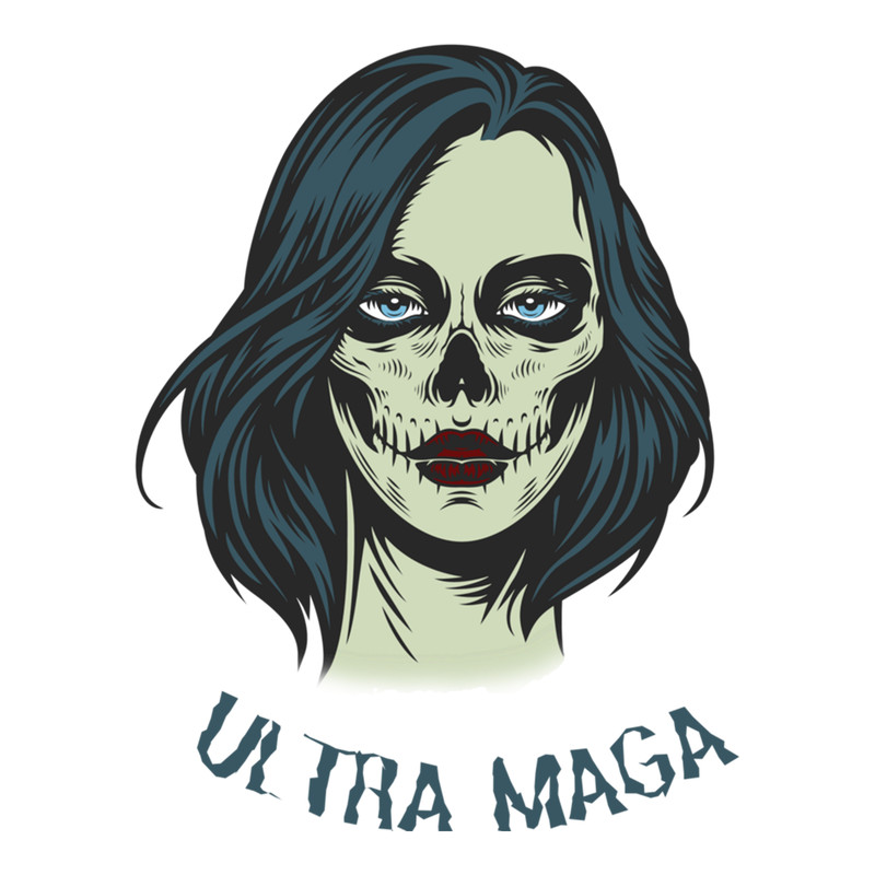 Ultra maga skull - ULTRA MAGA for girls .png
