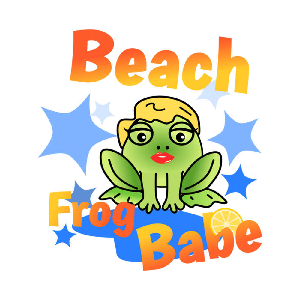 Frog At The Beach .png