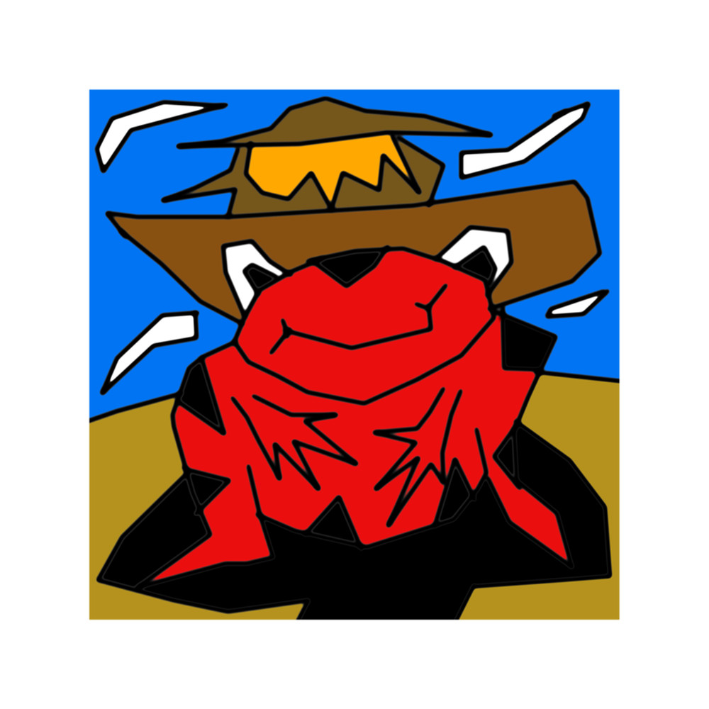 Frog At The Beach With Funny Hat  .png