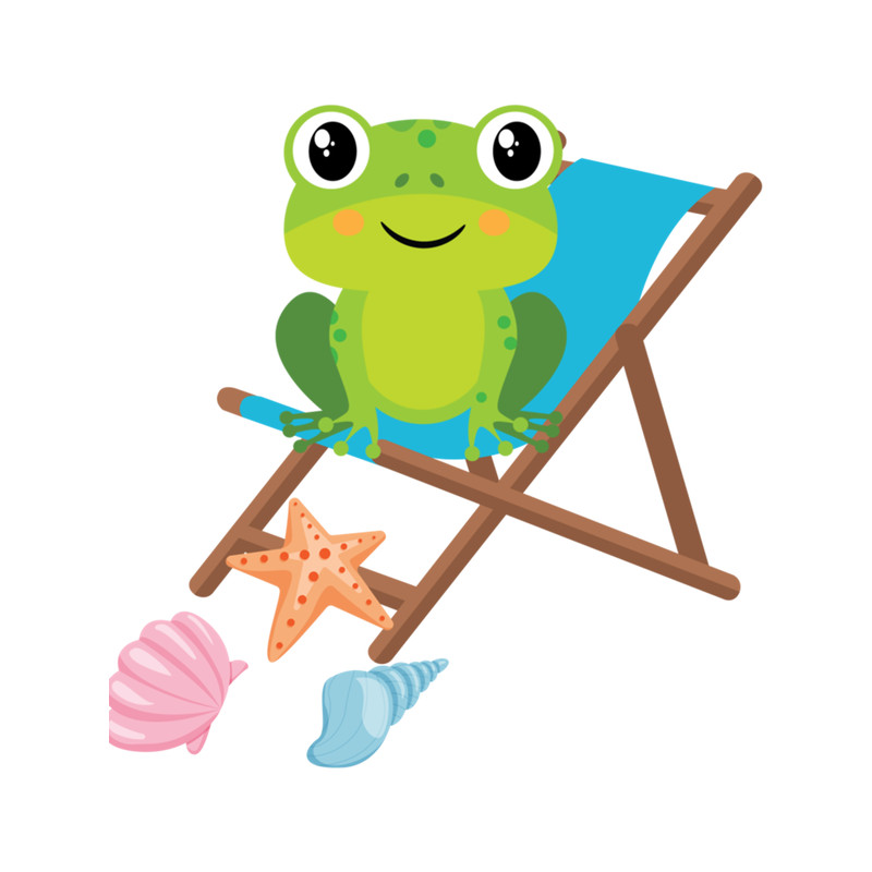 Frog At The Beach-Frog .png