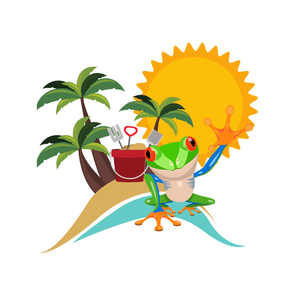 Frog At The Beach-Frog .png