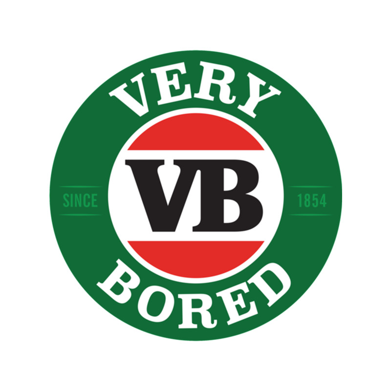 Victoria Bitter Very Bored Beer Parody Logo .png