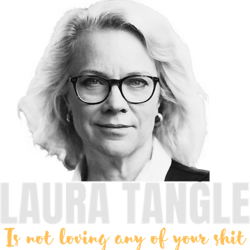 laura tangle is not loving any of your shit