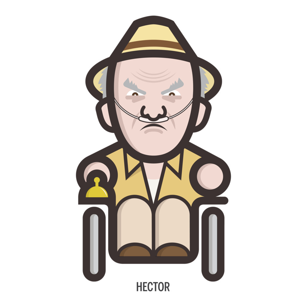 Breaking Bad Icon Set - HECTOR SALAMANCA .png