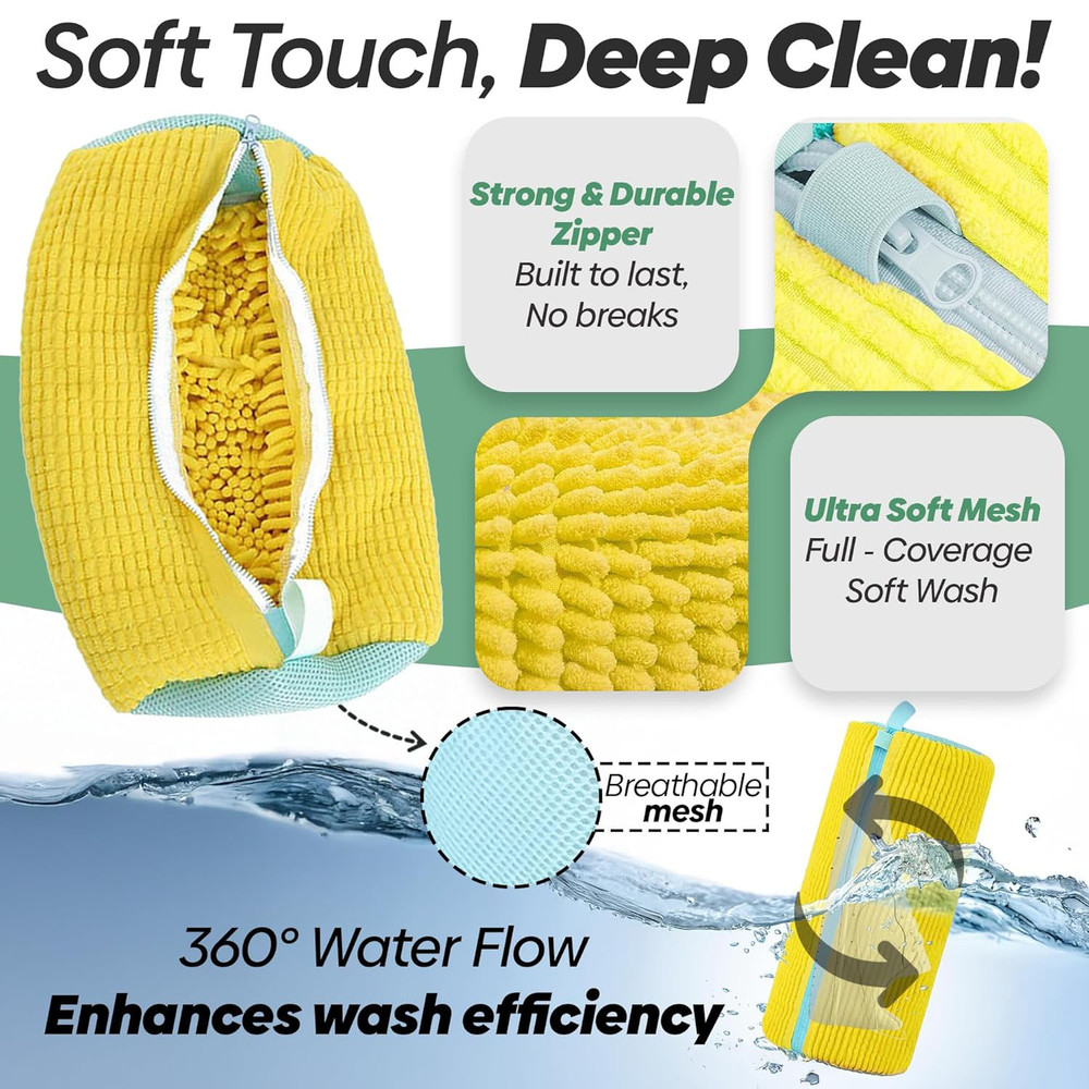 Sneaker Cleaning, Reusable Shoe Washing Bag, Laundry Shoe Bag For Washer Dryer, Shoe Washing Machine