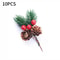 Simulation Flower Pine Tree Christmas Pine Needle Box Branches With Pine Cones Packaging Gift Decor 4