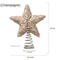 New Pentagram Christmas Tree Top Star Party Decoration Crafts Christmas Tree Decorations Family New 5
