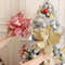Christmas Decoration Artificial Flowers Xmas Tree Pendant Ornament Home Room Decor New Year Gift Ac 0