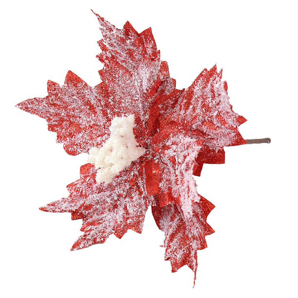 Christmas Decoration Artificial Flowers Xmas Tree Pendant Ornament Home Room Decor New Year Gift Ac 7