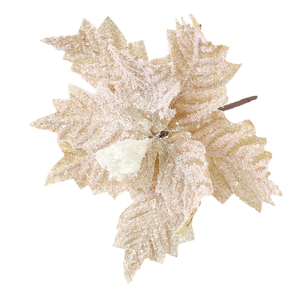 Christmas Decoration Artificial Flowers Xmas Tree Pendant Ornament Home Room Decor New Year Gift Ac 8