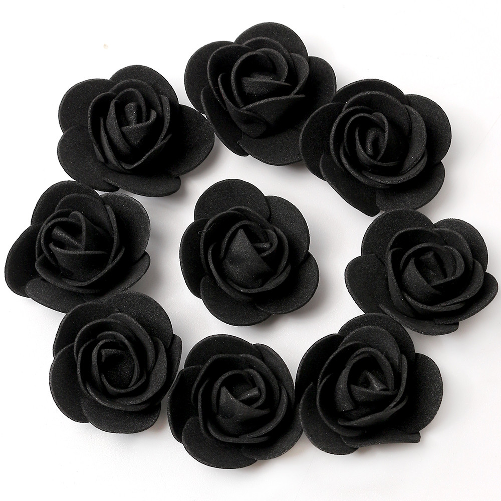 Artificial Rose Flowers Fake Flower Head For Home Room Decor Party Wedding Marriage Decoration Accessory