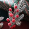 Artificial Pine Branches, Christmas Decoration, Holly Red Berry Branches, Wreath, Christmas Tree Gifts Decoration