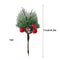 Artificial Pine Branches, Christmas Decoration, Holly Red Berry Branches, Wreath, Christmas Tree Gifts Decoration