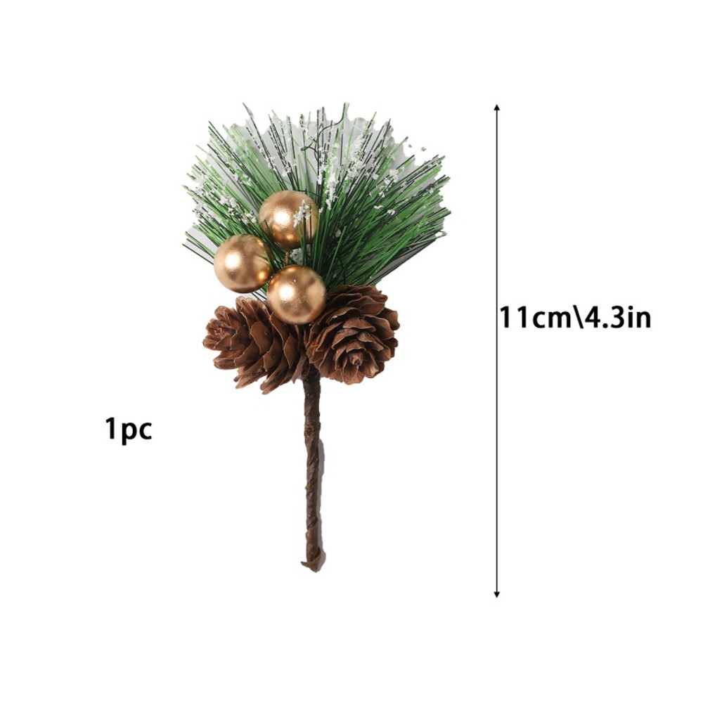 Artificial Pine Branches, Christmas Decoration, Holly Red Berry Branches, Wreath, Christmas Tree Gifts Decoration