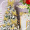 Glitter Hollow Butterfly Decor Christmas Tree Butterfly Tree Hanging Decor Home New Year Navidad De 3