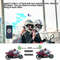 Helmet Bluetooth Intercom Headset, Motorcycle 2 Riders Communication System, Waterproof Music Sharing