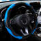 Carbon Fiber PU Leather Steering Wheel Cover Without Inner Ring Car Accessories Premium Automotive 9