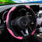 Carbon Fiber PU Leather Steering Wheel Cover Without Inner Ring Car Accessories Premium Automotive 10