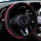 Carbon Fiber PU Leather Steering Wheel Cover Without Inner Ring Car Accessories Premium Automotive 14