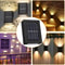 Solar Wall Lamp Outdoor Waterproof Light Warm Up And Down Lighting Garden Yard Balcony Decorative 1