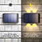 Solar Wall Lamp Outdoor Waterproof Light, Warm Up and Down Lighting, Garden, Yard, Balcony Decorative