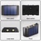 Solar Wall Lamp Outdoor Waterproof Light Warm Up And Down Lighting Garden Yard Balcony Decorative 4