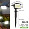 LED Solar Landscape Spotlight, Outdoor Waterproof Motion Sensor Light, Solar Garden Wall Lights for Yard, Pathway, Porch