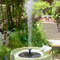 New Mini Solar Water Fountain Outdoor Pond Waterfall Fountain Garden Supplies Solar Powered Bird Ba 3