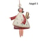Christmas Hanging Decoration Nordic Angel Cartoon Soldiers Ornaments Double Sided Iron Art Tree Dro 28