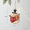 Christmas Hanging Decoration Nordic Angel Cartoon Soldiers Ornaments Double Sided Iron Art Tree Dro 31